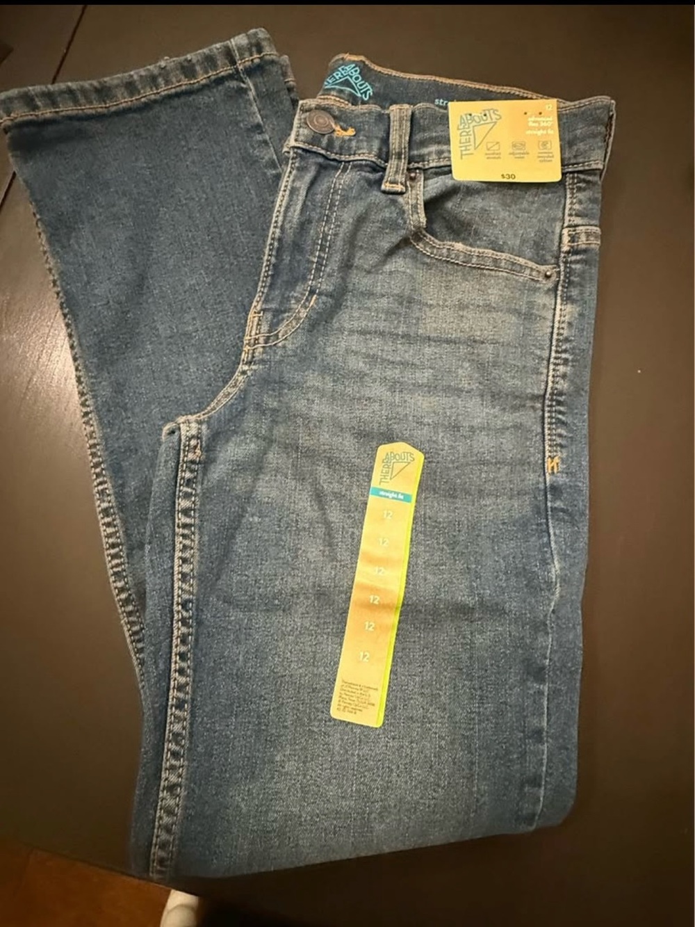 The Out® Thereabouts Straight Fit Jeans - Blue Denim Size 12